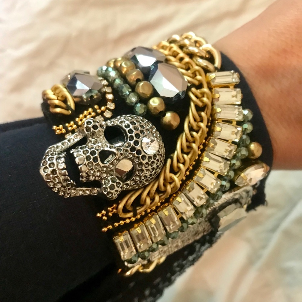 Denis & Charles Rush Skull Cuff
